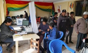 TSE posesiona a dos oficiales de Registro Civil en las localidades de Irpuma Grande y Ajllata Grande de La Paz
