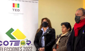 El TED Oruro entrega credenciales a las autoridades electas de Coteor RL