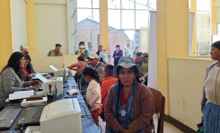 Serecí La Paz: habitantes de Coripata y Chulumani se benefician con una campaña registral