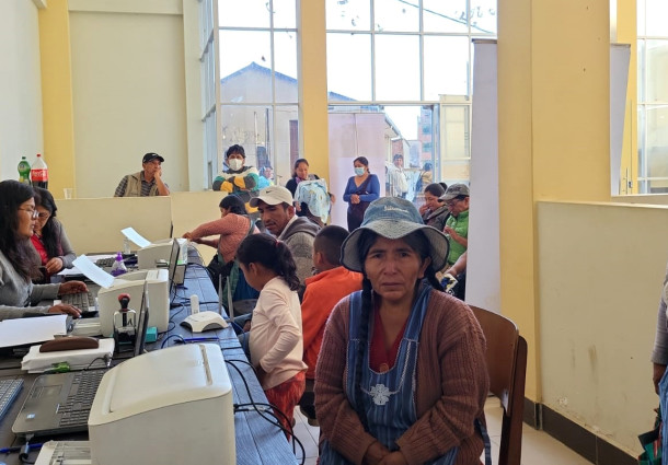 Serecí La Paz: habitantes de Coripata y Chulumani se benefician con una campaña registral