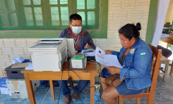 Serecí Pando activa una campaña registral en los barrios Cataratas y Tahuamanu de Cobija