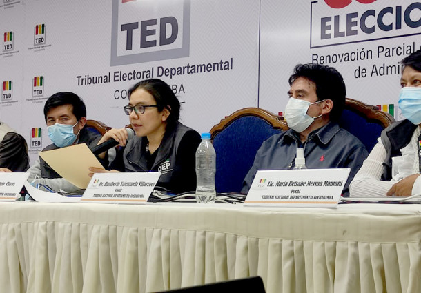 El TED Cochabamba concluye el cómputo de votos y proclama resultados finales de las elecciones de Comteco 2022