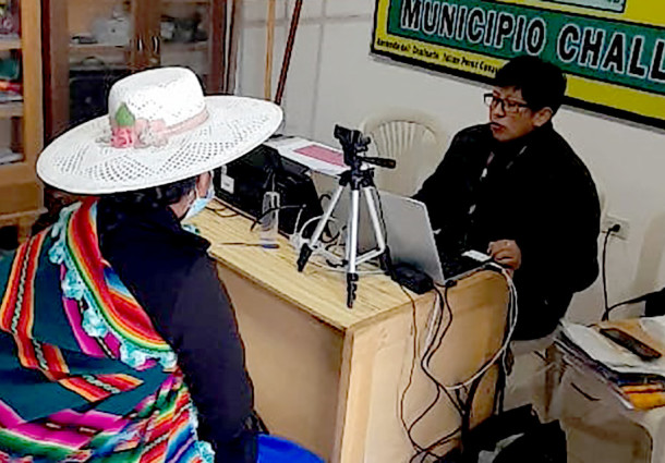 Serecí Oruro realiza campaña de inscripción y primera certificación gratuita para niñas y niños