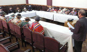 TED Oruro y autoridades del GAIOC-Salinas cumplen primera reunión técnica para elección de Qulqi Kamachi
