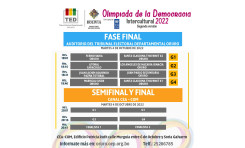 TED Oruro: ocho equipos pasan a la final de las Olimpiadas de la Democracia Intercultural 2022