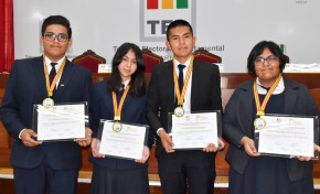 La unidad educativa Aniceto Arce gana las Olimpiadas de la Democracia Intercultural en Tarija