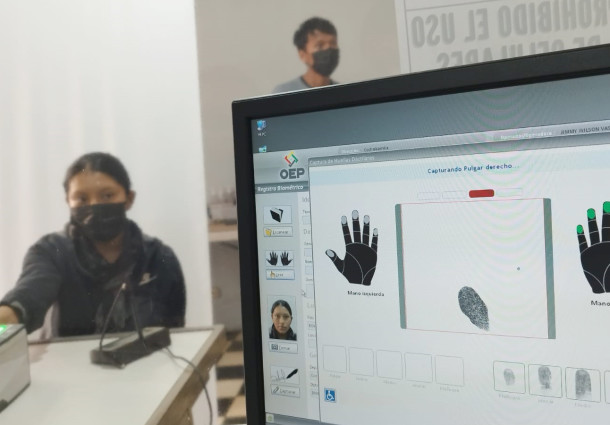 El Serecí Cochabamba registra 1.939 personas en el Padrón Electoral Biométrico