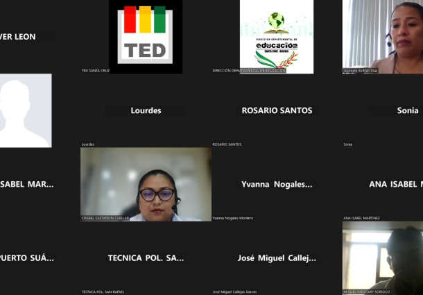 TED Santa Cruz: 54 municipios y dos AIOC participan de la capacitación para la conformación de los gobiernos estudiantiles