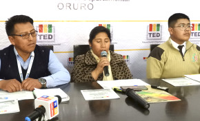 TED Oruro prevé la participación de 36 mil estudiantes en la elección de sus gobiernos estudiantiles