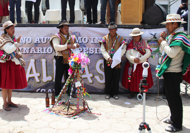 TED Oruro: GAIOC Salinas posesiona a Qulqi Kamachi Sara Poma Huarachi