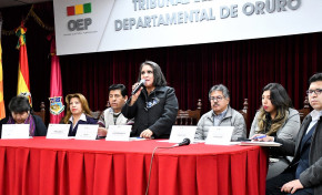 Oruro: TSE y PNUD presentan la revista Bitácora Intercultural