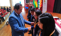 TED La Paz acredita a nuevos gobiernos estudiantiles de dos macrodistritos de la sede de gobierno