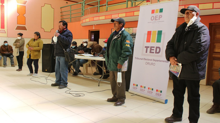 TED ORURO candidatos a CA