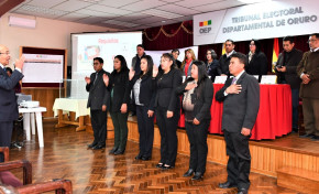 Serecí: Oruro cuenta con seis nuevos oficiales de registro civil