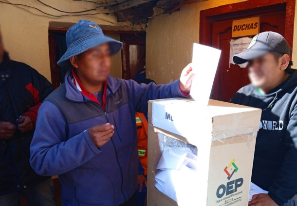 TED Oruro coadyuva a elección de delegados del Centro Penitenciario San Pedro