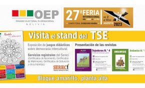 Tejedoras y Andamios, dos publicaciones del Sifde que presentará el TSE esta semana en la 27ma. versión de la Feria Internacional del Libro en La Paz