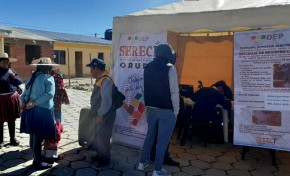 Padrón: Serecí Oruro actualiza datos de domicilio de 67 ciudadanos que ejercerán el voto cerca de sus viviendas