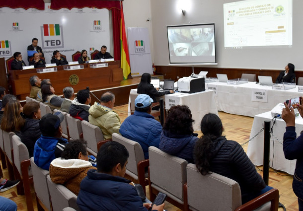 TED Tarija concluye el cómputo de votos y proclama resultados finales de las elecciones de Cosaalt 2023