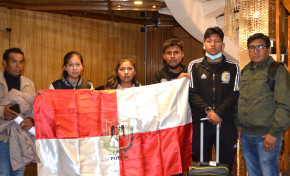 Llega a La Paz la UE Collana Tuica de Pocoata tras haber viajado 12 horas y sobresalir entre 311 colegios de Potosí