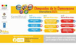 Este lunes comienzan las semifinales de las Olimpiadas de la Democracia Intercultural con Pando, Chuquisaca y Potosí