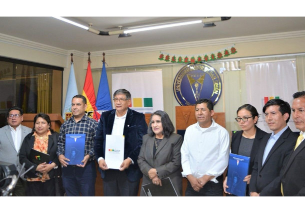 Cochabamba: TSE y UMSS suscriben un convenio de cooperación interinstitucional para la promoción de la democracia intercultural