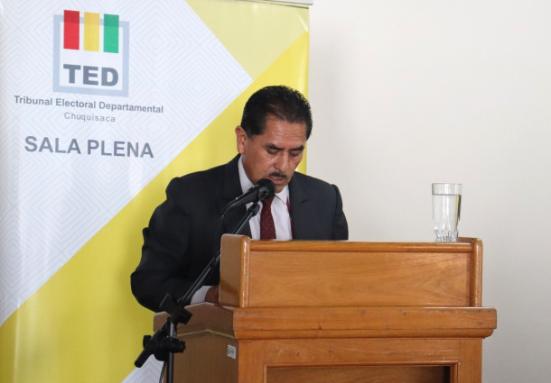 Chuquisaca: TED y Serecí presentan informe de gestión, rendición pública de cuentas 2023 y plan de trabajo 2024
