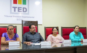 Beni: firman compromiso para ejecución de actividades con enfoque de género el TED y el Comité Departamental de lucha contra el Acoso y Violencia Política hacia las Mujeres