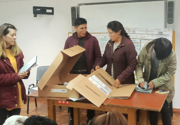 El TED La Paz inaugura el primer curso permanente para notarias y notarios electorales en el área urbana gestión 2024