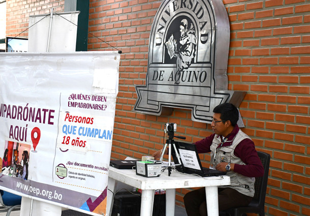 Serecí Oruro despliega brigadas y puntos de inscripción para jóvenes de 18 años