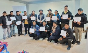TED La Paz concluye capacitación a postulantes para notarias y notarios electorales en el área rural