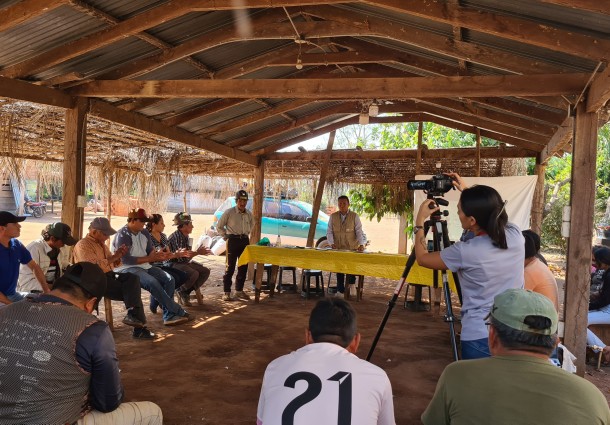 TED Beni acompaña primera reunión de consulta previa en el área minera Arroyo Porfiita