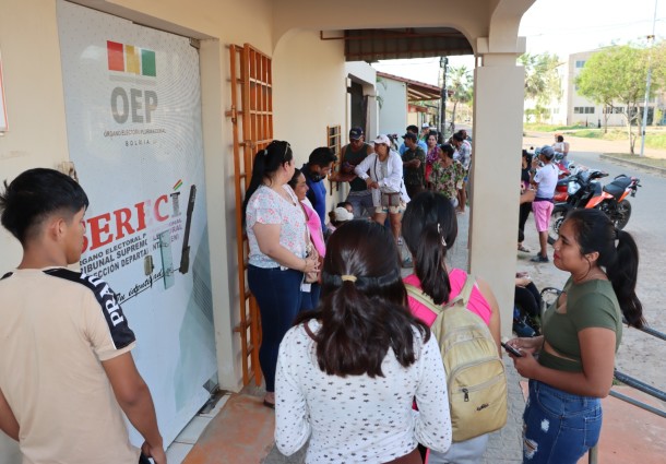 Serecí Beni logra un registro de 265 personas en el departamento durante las jornadas extraordinarias