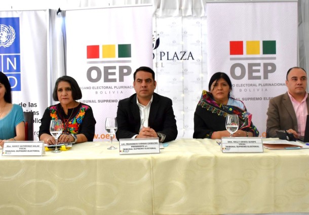 Vocales y directores del OEP se reúnen en un taller nacional con miras a la Elección de Autoridades del Órgano Judicial y del TCP