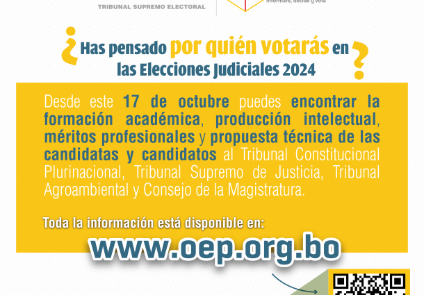 Conoce cómo será la difusión de méritos de las candidatas y candidatos para las Elecciones Judiciales 2024