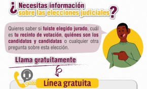 El TSE habilita la línea gratuita 800-101771 para atender las consultas de la ciudadanía sobre las Elecciones Judiciales 2024