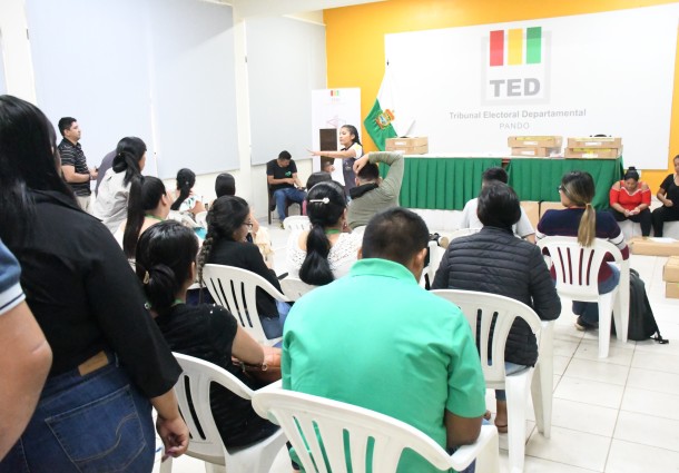 TED Pando prepara la primera capacitación a jurados electorales para este 24 de noviembre