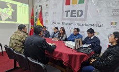 TED Potosí coordina con las Fuerzas Armadas y Bomberos para la seguridad del material electoral