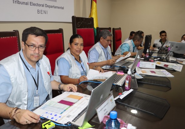 TED Beni concluye el cómputo de actas de las Elecciones Judiciales 2024