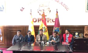 TED Oruro y Gobernación anuncian vigencia del Auto de Gobierno desde el 12 de diciembre