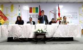 Elecciones Judiciales 2024: TED Chuquisaca inaugura la jornada electoral