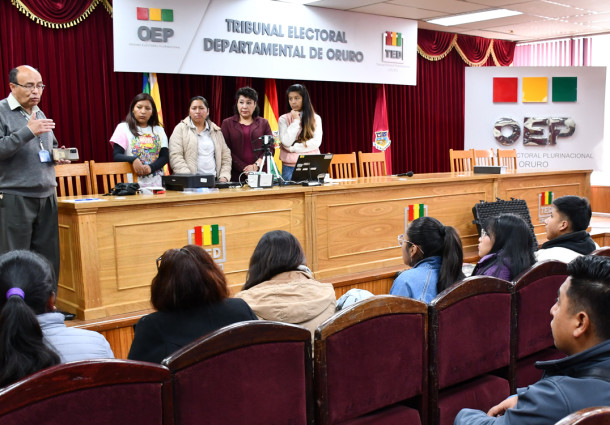 TED Oruro y Serecí realizan capacitaciones con miras a las Elecciones Generales 2025