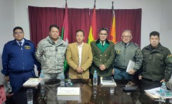 Elecciones 2025: TED La Paz se reúne con Policía y FFAA para planificar la custodia del material electoral
