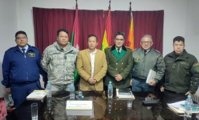 Elecciones 2025: TED La Paz se reúne con Policía y FFAA para planificar la custodia del material electoral