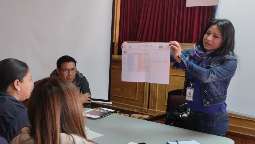 TED Oruro enfoca la capacitación en el correcto llenado de actas electorales