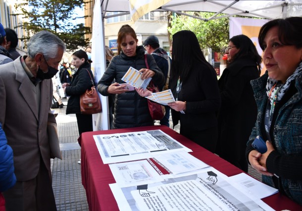 TED despliega brigadas móviles y puntos de información electoral en Oruro