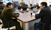 TED Oruro y Policía Boliviana refuerzan coordinación para garantizar la cadena de custodia electoral