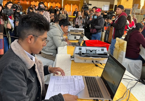 Cuenta regresiva: TED La Paz realiza simulacro del cómputo oficial de votos a tres días de la jornada electoral