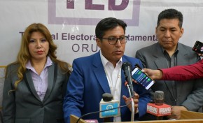 En Oruro funciona el 100 % de las mesas de sufragio