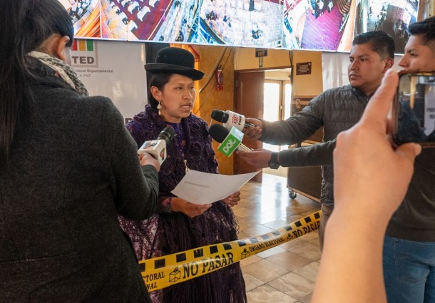 TED La Paz avanza en el cómputo electoral y espera la llegada de actas de zonas alejadas