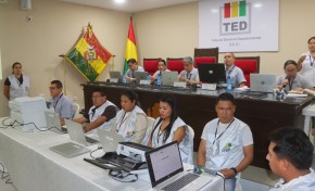 TED Beni instala la Sala Plena permanente para el cómputo de votos departamental